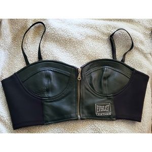 Everlast leather bustier, XL